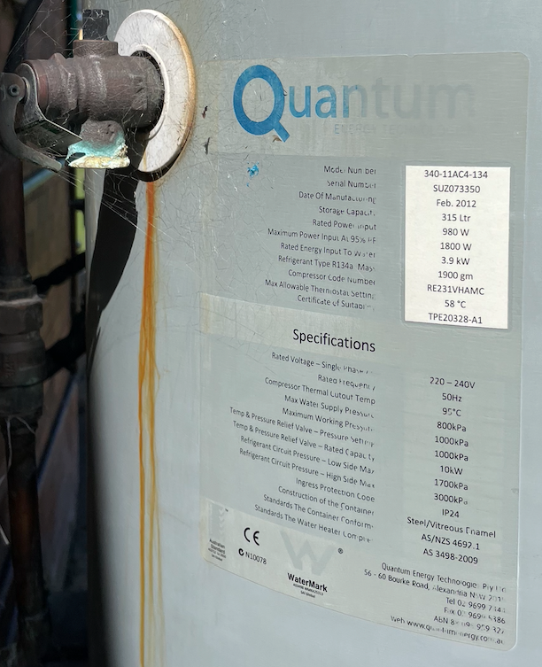 Quantum Commercial Hot Water Heat Pump